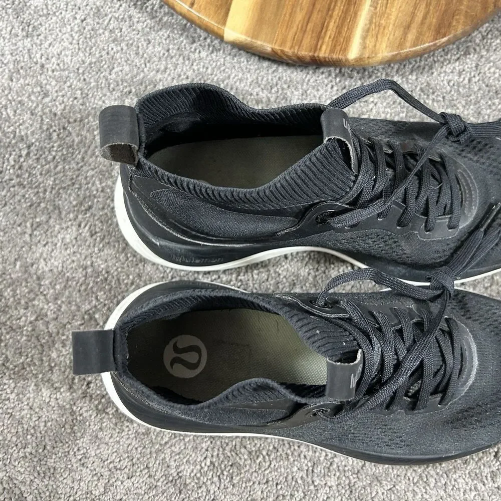 Lululemon Chargefeel Workout Mid Women’s Sz 8 Black Athletic Running Shoes Used